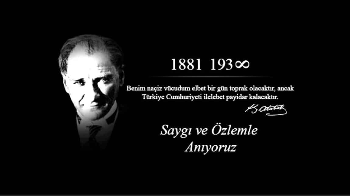 Okulumuzda 10 Kasım Atatürk'ü Anma Töreni Yapıldı